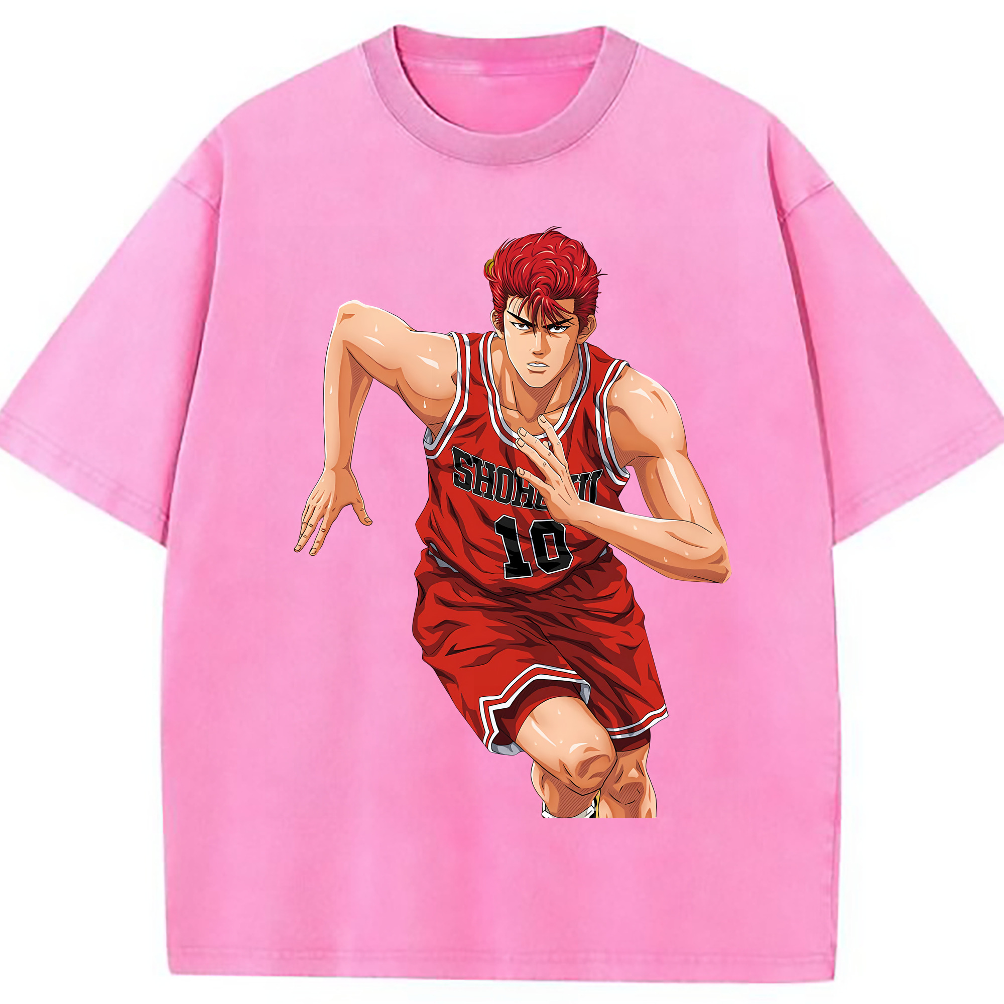 （画像用） SLAM DUNK／スラムダンク 綿100% ヴィンテージ風 半袖Tシャツ（フロントプリント）
